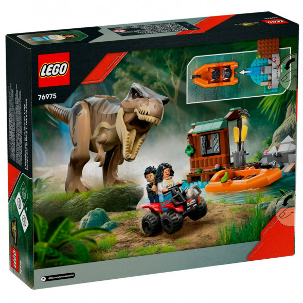 Конструктор LEGO Jurassic World 76975 Побег по реке от ти-рекса в Чите