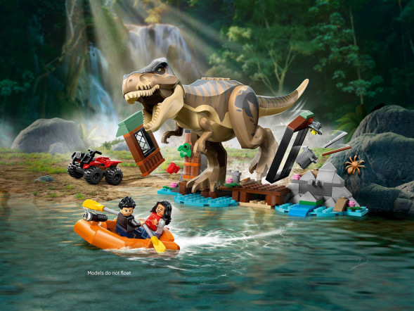 Конструктор LEGO Jurassic World 76975 Побег по реке от ти-рекса в Чите