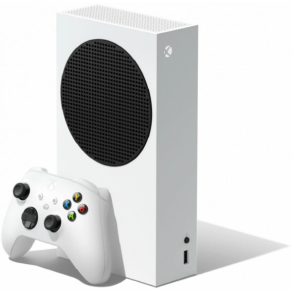 Игровая приставка Microsoft Xbox Series S 512 ГБ SSD RU, белый/черный в Чите