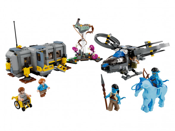 Конструктор LEGO Avatar 75573 Парящие горы: Зона 26 и RDA в Чите