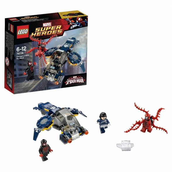 Конструктор LEGO Super Heroes 76036 Воздушная атака Карнажа в Чите