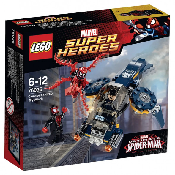 Конструктор LEGO Super Heroes 76036 Воздушная атака Карнажа в Чите