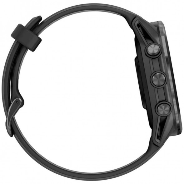 Умные часы Garmin Forerunner 970 Carbon Gray DLC Titanium ремешок Black/Translucent Whitestone 010-02969-10 в Чите