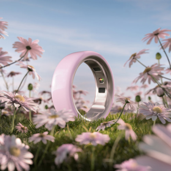 Умное кольцо Oura Ring 4 Ceramic (размер 7), Розовый/Petal в Чите