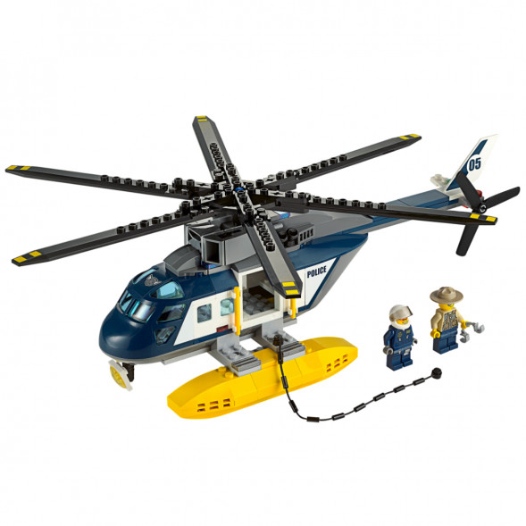Конструктор LEGO City 60067 Погоня на полицейском вертолёте в Чите