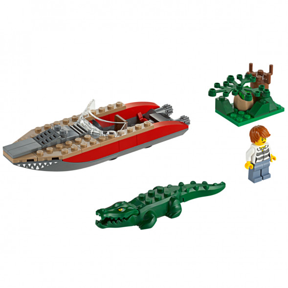 Конструктор LEGO City 60067 Погоня на полицейском вертолёте в Чите