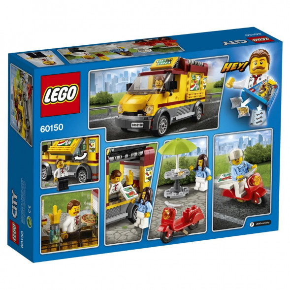 Конструктор LEGO City Great Vehicles 60150 Фургон-пиццерия в Чите
