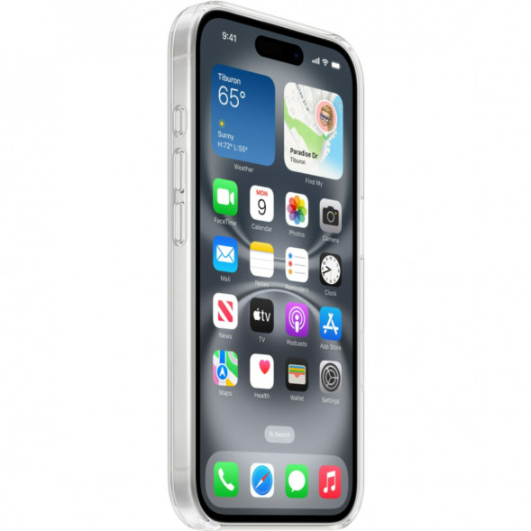 Чехол Apple Clear Case with MagSafe для iPhone 16 Plus, прозрачный (MA7D4ZM/A) в Чите