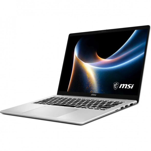 Ноутбук MSI Modern 14S AI+ G3MG-010XRU (14&amp;quot;, OLED, Intel Core Ultra 7 355 2.3ГГц, 8 ядер, 16ГБ DDR5, 512ГБ SSD, Intel Graphics, без ОС), серебристый в Чите