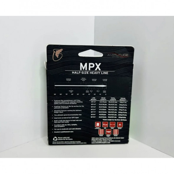 Леска scientific anglers Amplitude MPX WF-7-F в Чите