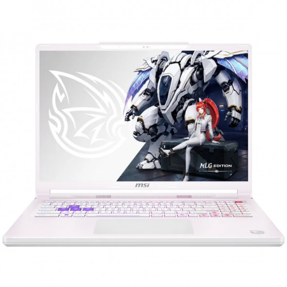 Ноутбук MSI Crosshair A16 HX MLG Edition E8WFK-090XRUY (16&amp;quot;, IPS, AMD Ryzen 9 8940HX 2.4ГГц, 16 ядер, 16ГБ DDR5, 1ТБ SSD, NVIDIA GeForce RTX 5060 - 8 ГБ, без ОС), белый в Чите
