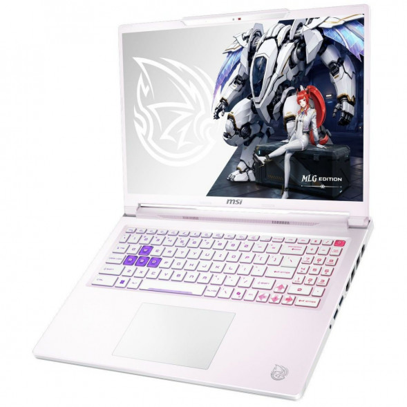 Ноутбук MSI Crosshair A16 HX MLG Edition E8WFK-090XRUY (16&amp;quot;, IPS, AMD Ryzen 9 8940HX 2.4ГГц, 16 ядер, 16ГБ DDR5, 1ТБ SSD, NVIDIA GeForce RTX 5060 - 8 ГБ, без ОС), белый в Чите