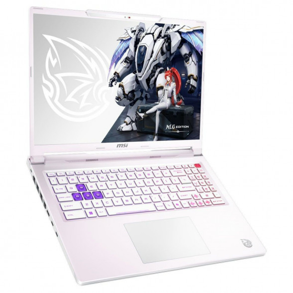 Ноутбук MSI Crosshair A16 HX MLG Edition E8WFK-090XRUY (16&amp;quot;, IPS, AMD Ryzen 9 8940HX 2.4ГГц, 16 ядер, 16ГБ DDR5, 1ТБ SSD, NVIDIA GeForce RTX 5060 - 8 ГБ, без ОС), белый в Чите