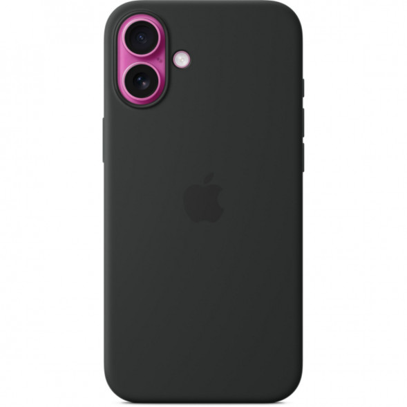 Чехол Apple для iPhone 16 Plus Silicone MagSafe, черный (MYY93ZM/A) в Чите