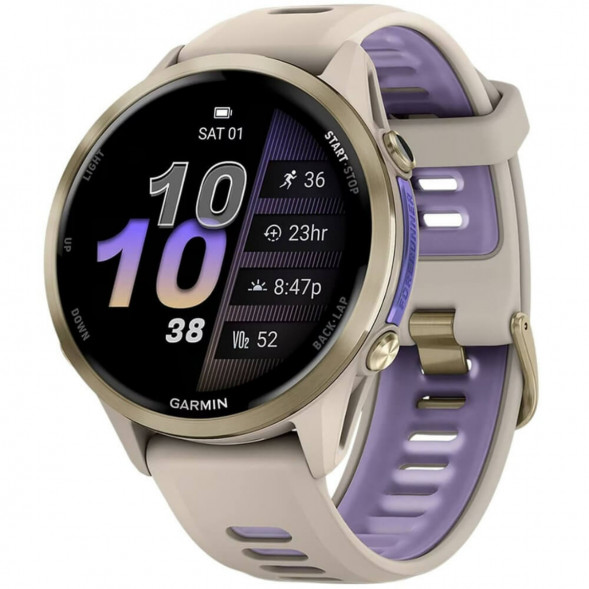 Умные часы Garmin Forerunner 970 Soft Gold Titanium/French Gray Translucent Indigo Band 010-02969-12 в Чите