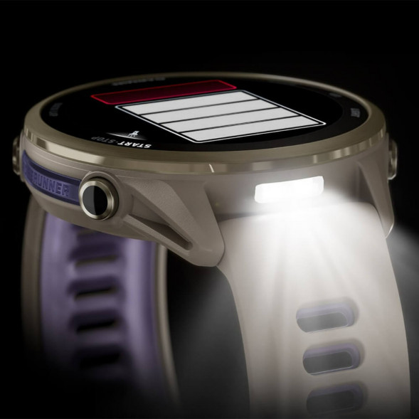 Умные часы Garmin Forerunner 970 Soft Gold Titanium/French Gray Translucent Indigo Band 010-02969-12 в Чите