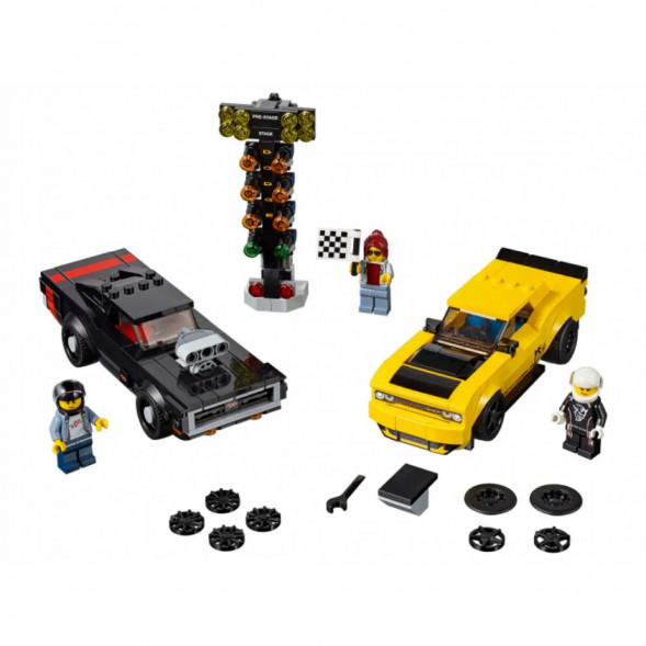 Конструктор LEGO Speed Champions 75893 2018 Dodge Challenger SRT Demon и 1970 Dodge Charger R/T в Чите