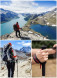 Треккинговая палка Naturehike 135 см, 1 шт., черный/красный в Чите