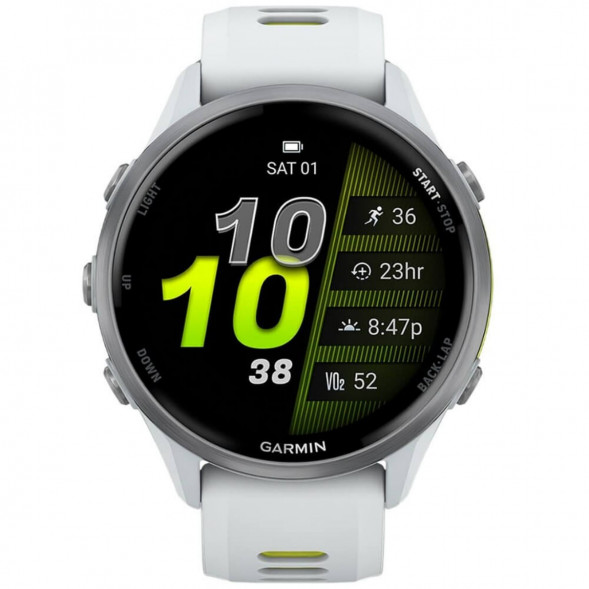 Умные часы Garmin Forerunner 970 Titanium Whitestone/Translucent Amp Yellow Band 010-02969-11 в Чите