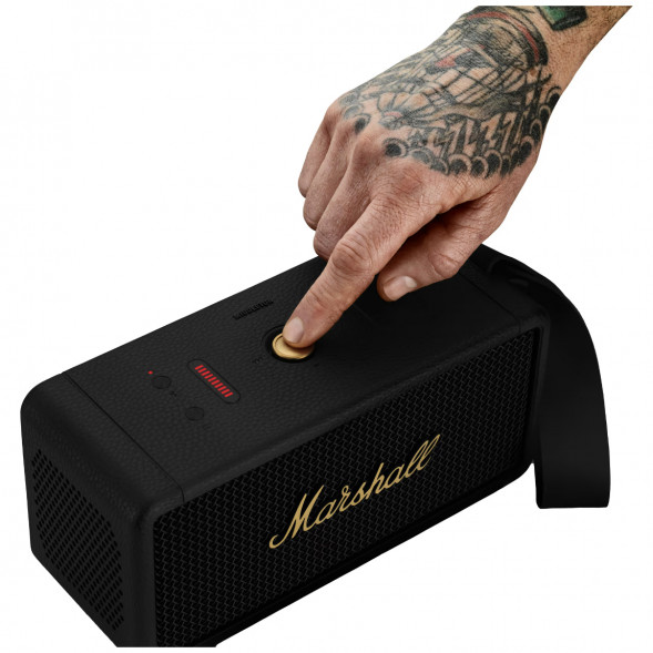 Портативная акустика Marshall Middleton, 60 Вт, черный и латунный в Чите