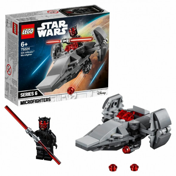Конструктор LEGO Star Wars 75224 Микрофайтеры Корабль-лазутчик ситхов в Чите