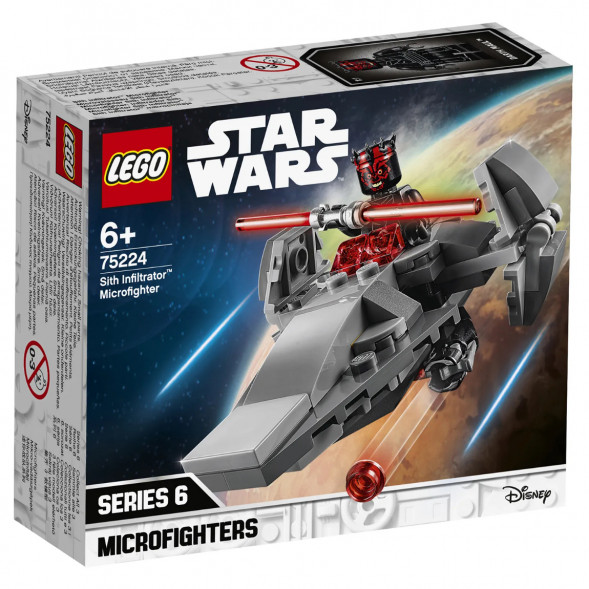 Конструктор LEGO Star Wars 75224 Микрофайтеры Корабль-лазутчик ситхов в Чите