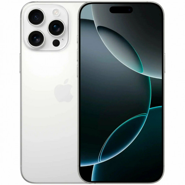 Смартфон Apple iPhone 16 Pro Max (nano SIM+eSIM) 512ГБ, White Titanium в Чите