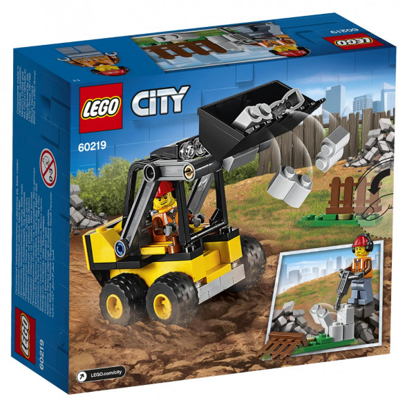 Конструктор LEGO City Great Vehicles 60219 Строительный погрузчик в Чите