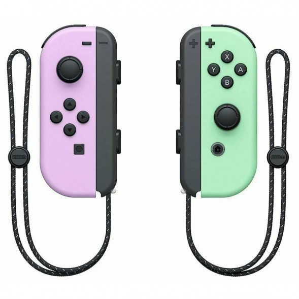Геймпад Nintendo Switch Joy-Con controllers Duo, пастельный пурпурный / пастельный зеленый в Чите