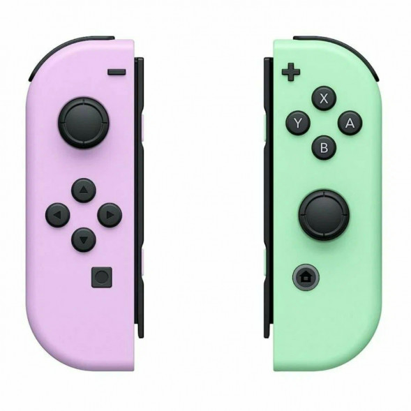 Геймпад Nintendo Switch Joy-Con controllers Duo, пастельный пурпурный / пастельный зеленый в Чите