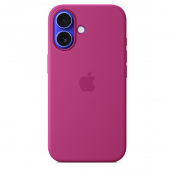 Чехол Apple для iPhone 16 Plus Silicone MagSafe, Fuchsia (MYYE3ZM/A)