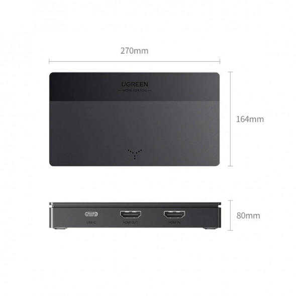 Карта видеозахвата UGREEN CM630 HDMI 4K60Hz в Чите