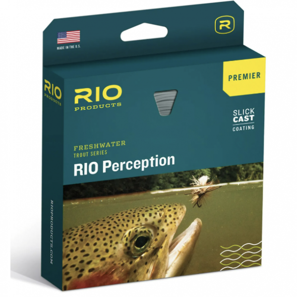 Леска RIO Premier Perception Floating Fly Line WF7F, зелёный/камуфляж в Чите