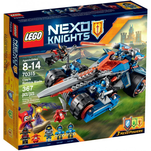 Конструктор LEGO Nexo Knights 70315 Устрашающий разрушитель Клэя в Чите