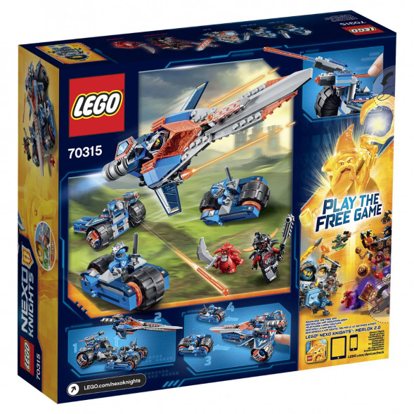 Конструктор LEGO Nexo Knights 70315 Устрашающий разрушитель Клэя в Чите