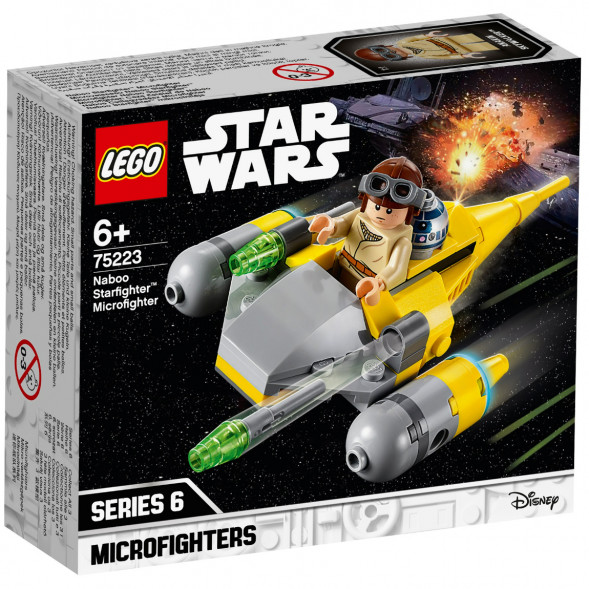Конструктор LEGO Star Wars 75223 Микрофайтеры: Истребитель с планеты Набу в Чите