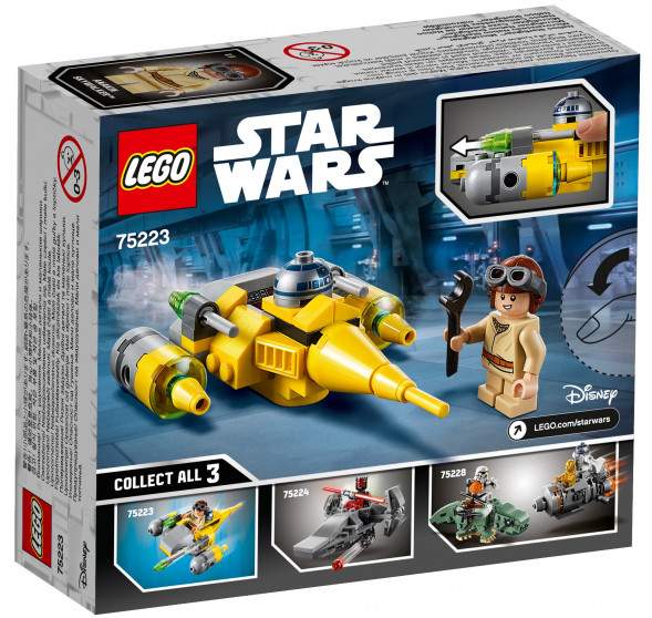 Конструктор LEGO Star Wars 75223 Микрофайтеры: Истребитель с планеты Набу в Чите