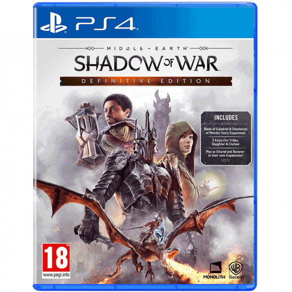 Игра Middle Earth: Shadow of War Definitive Edition [PS4, английская версия] в Чите