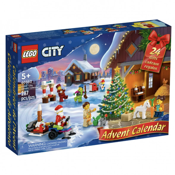 Конструктор LEGO City 60352 Рождественский новогодний календарь 2022 в Чите
