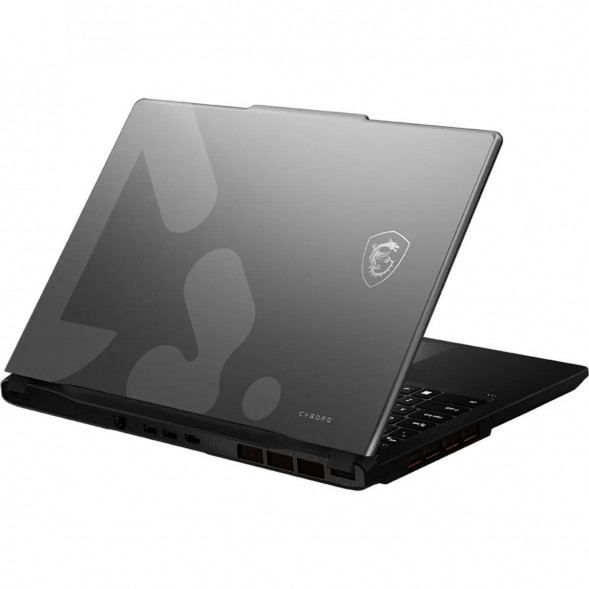 Ноутбук MSI Cyborg 15 C2WF-015XRU (15.6&amp;quot;, IPS, Intel Core 5 210H 2.2ГГц, 8-ядер, 16ГБ DDR5, 1ТБ SSD, NVIDIA GeForce RTX 5060 - 8 ГБ, FreeDOS), серый в Чите