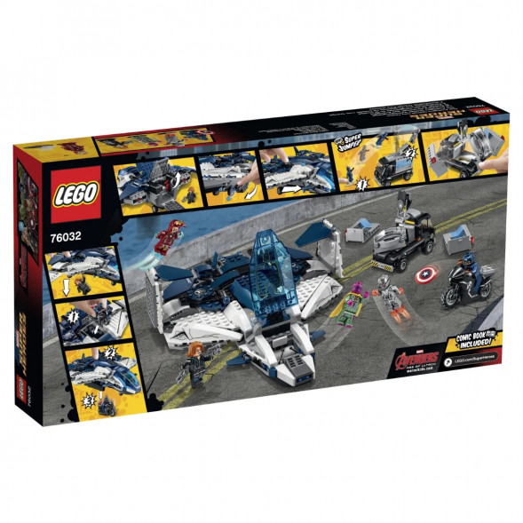 Конструктор LEGO Super Heroes 76032 Погоня на Квинджете Мстителей в Чите
