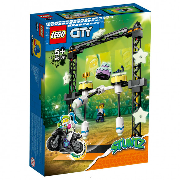 Конструктор LEGO City 60341 Трюковое испытание «Нокдаун» в Чите