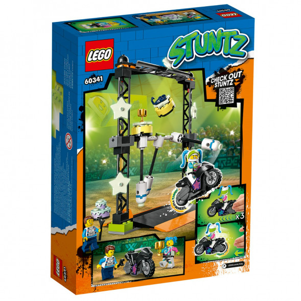 Конструктор LEGO City 60341 Трюковое испытание «Нокдаун» в Чите