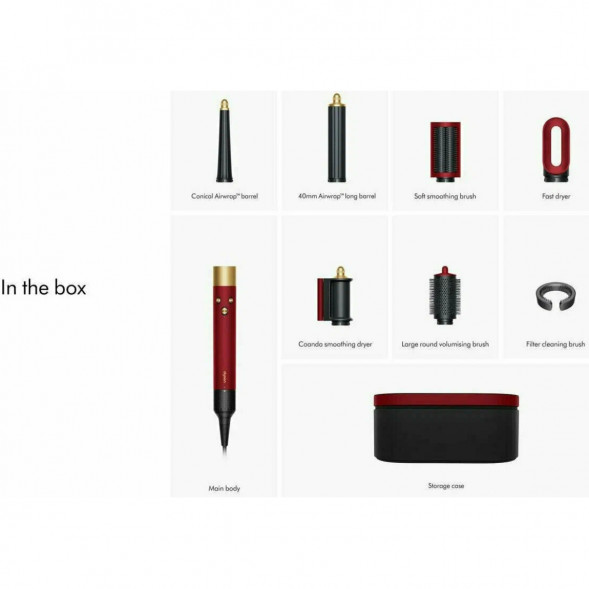 Стайлер Dyson Airwrap i.d. HS08 Straight+Wavy, Red Velvet/Gold (596927-01) в Чите