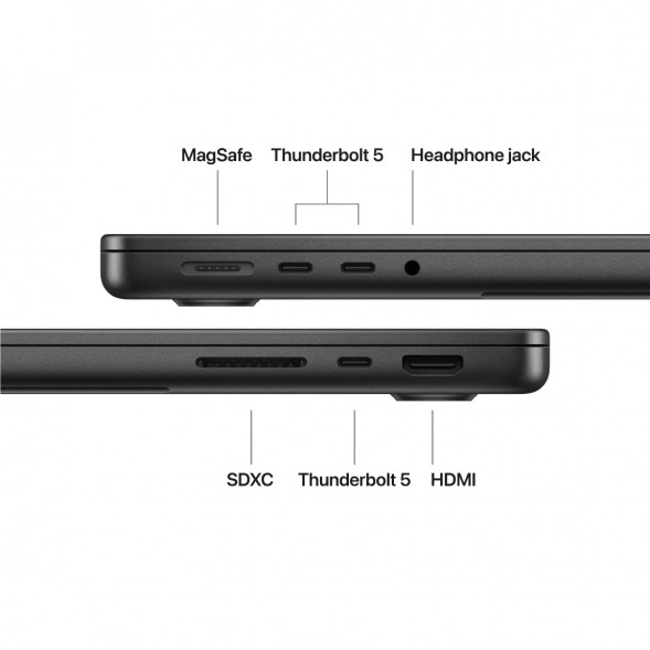 Ноутбук Apple MacBook Pro 14 2026 MGDT4 (M5 Pro 20-Core GPU, 24GB/2TB), Черный космос/Space Black в Чите