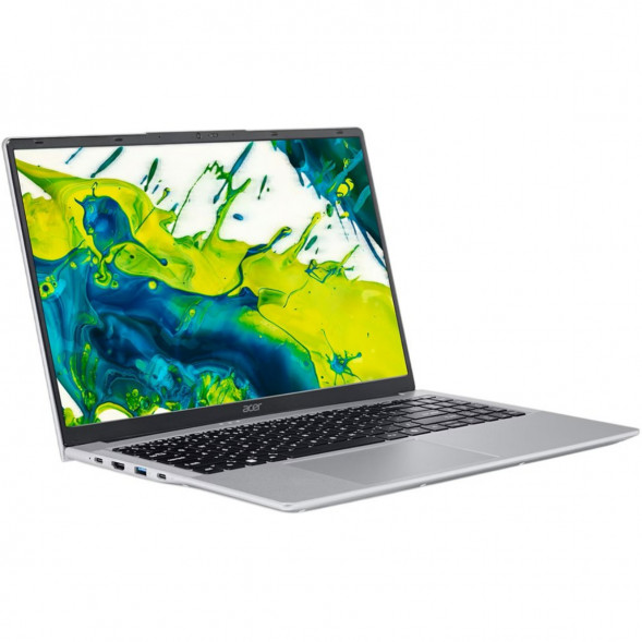 Ноутбук Acer Aspire Lite 15 AL15-54P-590V (15.6&amp;quot;, IPS, Intel Core Ultra 5, 8 ядер, 16 ГБ LPDDR5, 512 ГБ SSD, Intel Graphics), серебристый в Чите