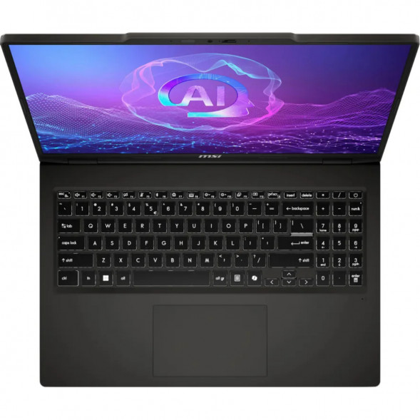 Ноутбук MSI VenturePro 16 AI A2HVEG-033XRU (16&amp;quot;, OLED, Intel Core Ultra 7 255H 2ГГц, 16 ядер, 16ГБ DDR5, 1ТБ SSD, NVIDIA GeForce RTX 4050 - 6 ГБ, FreeDOS), серый в Чите