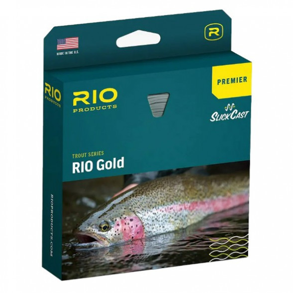 Леска RIO Premier Gold Floating Fly Line WF7F, мох/золото в Чите