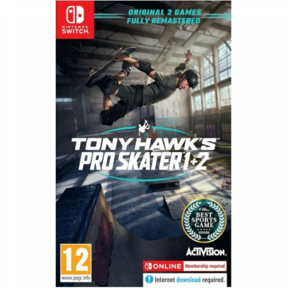 Игра Tony Hawk`s Pro Skater 1+2 [Nintendo Switch, английская версия] в Чите