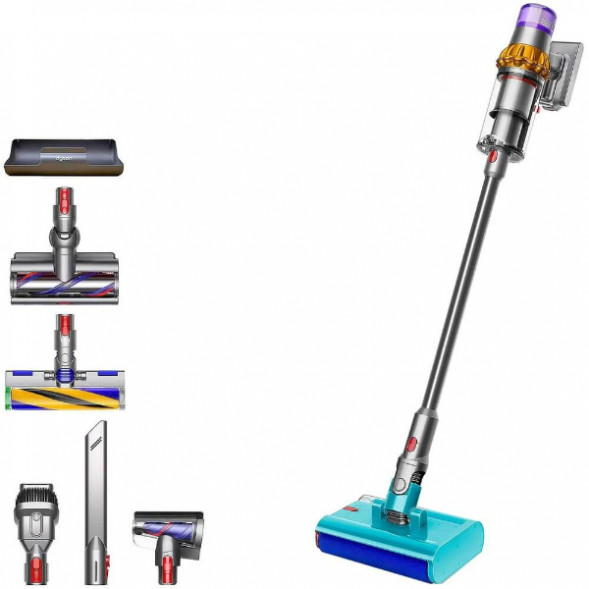 Пылесос Dyson V15s Detect Submarine, Yellow/Nickel в Чите